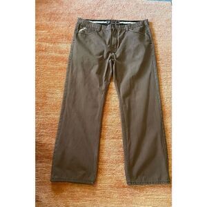 CAVI Regular Straight Brown  Cotton Jeans Men's Size 38